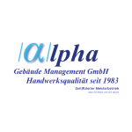 Logo Alpha Gebäude Management GmbH Handwerksqualität seit 1983